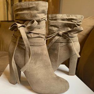 Mavis Taupe Ankle Bootie